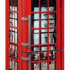 Very britisch, very stylish: Die Kühlschrank-Telefonbox von Liebherr.