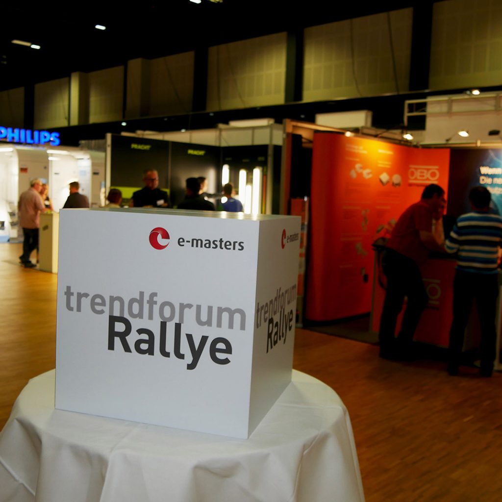 Gut angenommen wurden die geführten Messetouren, eine Rallye in kleinen Gruppen zu den Ausstellern.