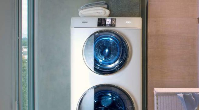 Der Haier Duo Waschvollautomat mit zwei Waschtrommeln