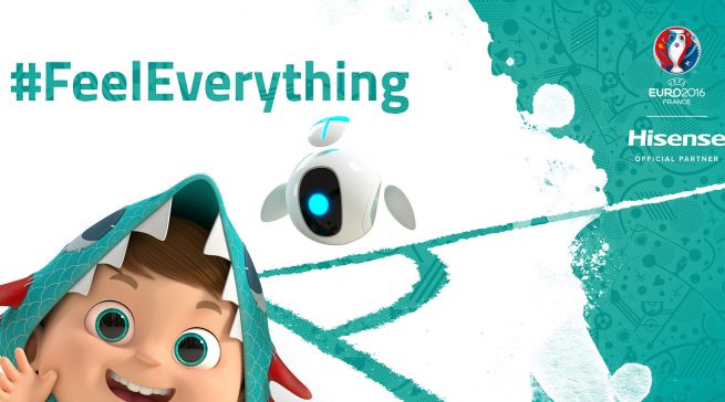 Auf alle Kanälen präsent: Hisense EM-Sponsoring.
