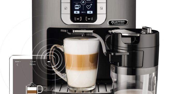 Krups Kaffeevollautomat Latte Smart EA 860E steuerbar per App.