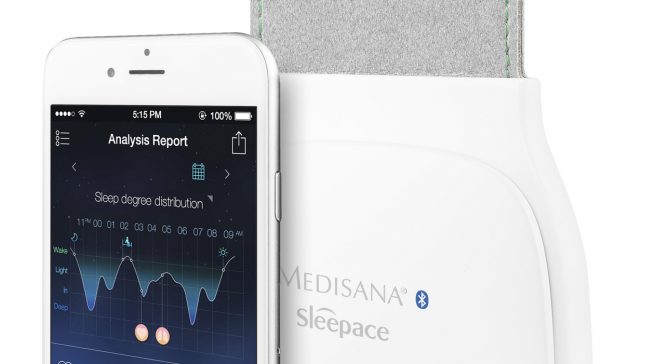 Medisana Schlafmonitor Sleepace mit Sleepace App.