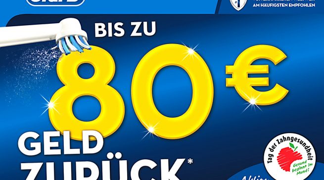 Auch Barbara Schöneberger hilft das neue Zahnputzsystem Oral-B Genius.