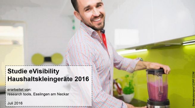 Cover zur Studie eVisibility Haushaltskleingeräte