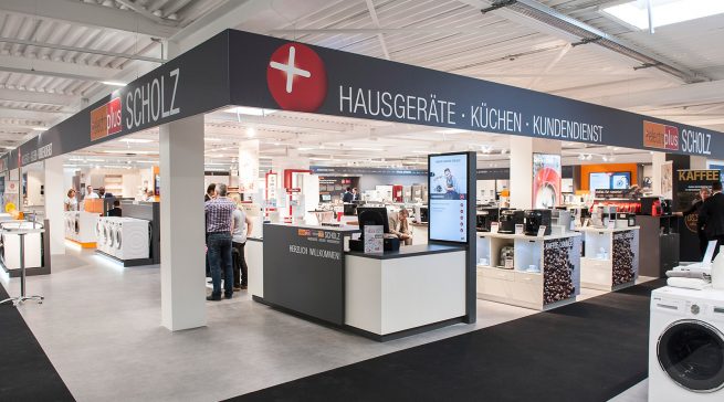 Herzstück der „World of Comfort“ ist das Shopmodul „electroplus 3.0.“ mit digitaler Ausrichtung.