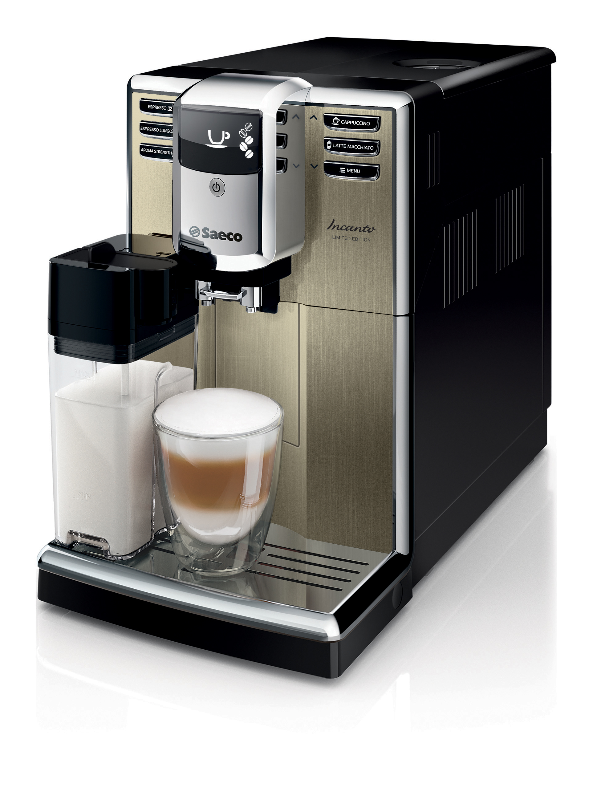 Saeco Kaffevollautomat Incanto Limited Edition Champagner HD8915/01