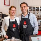 Erfolgreiches Start-up: Meike und Georg Hempsch gründeten im September 2015 die Kölner Kaffeemanufaktur.
