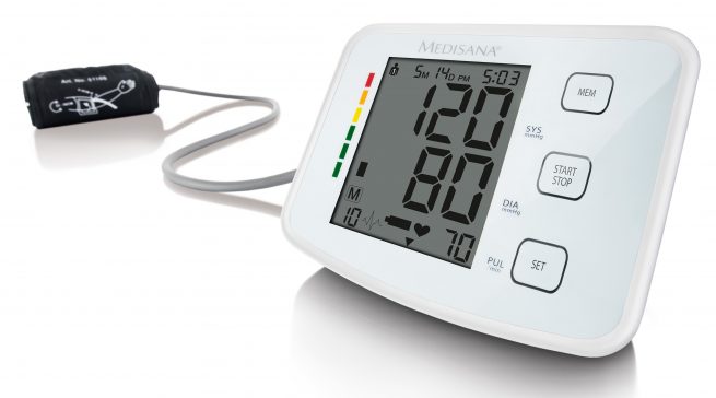 Medisana Blutdruckmessgerät PR-B90 mit oszillometrische Messmethode.