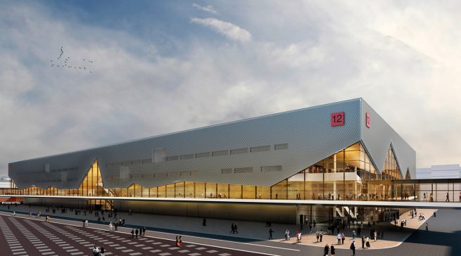 Ab 2018 betriebsbereit: Halle 12 im Westen des Frankfurter Messegeländes.