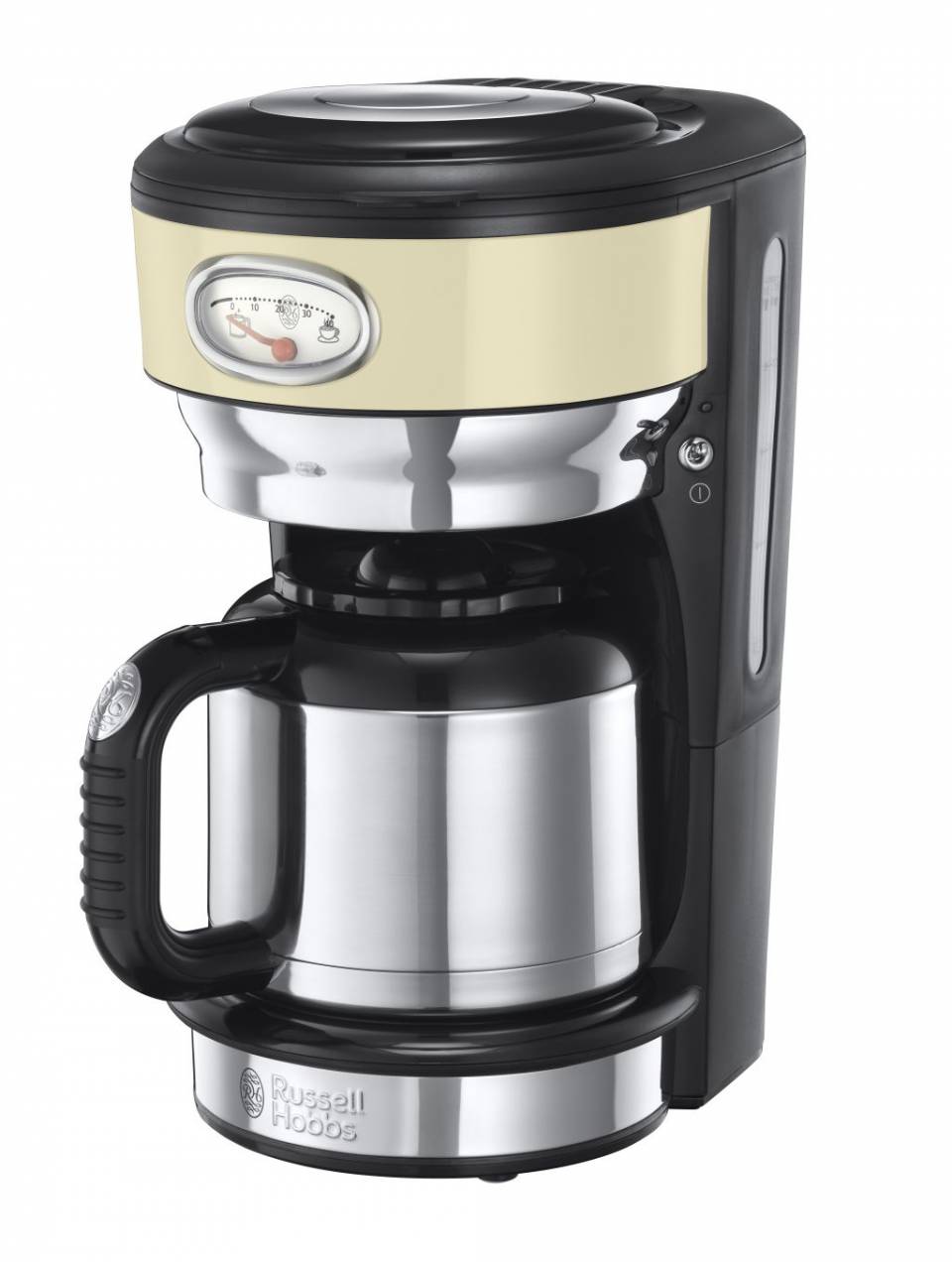 Russell Hobbs Kaffeemaschine Retro Vintage Cream