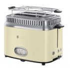 Russell Hobbs Toaster Retro Vintage Cream 21682-56 mit Lift- and Look­Funktion.