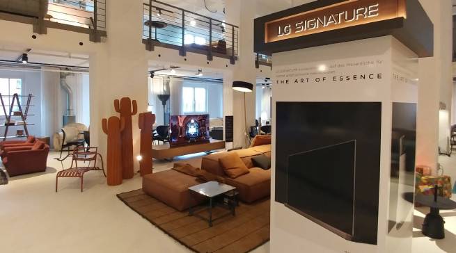 LG Signature: exklusive Produktlinie in einem exklusiven Ambiente.