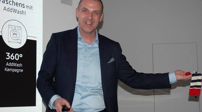 Alexander Zeeh, Director Home Appliances Samsung Electronics: „Samsung bewegt sich mit den globalen weiße Ware Marken auf Augenhöhe.“