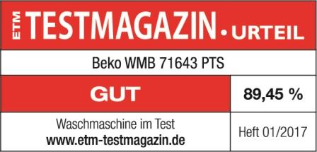 Beko ETM Testmagazin Siegel