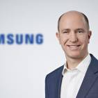 Thorsten Bross, Head of Marketing für Samsung Home Appliances, ist pünktlich zum Start der Hausgeräte-Offensive mit an Bord.