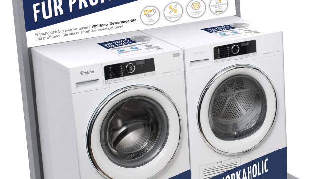 Für Profis, Workaholics und Perfektionisten: Die Gewerbemaschinen von Whirlpool.