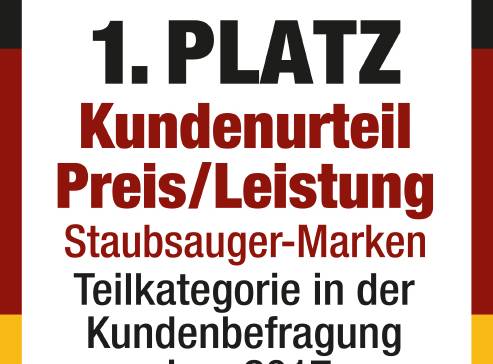 Hoover ist unschlagbar im Preis-Leistungs-Verhältnis. Das ergab eine Online-Befragung des Deutschen Institut für Service-Qualität (DISQ).