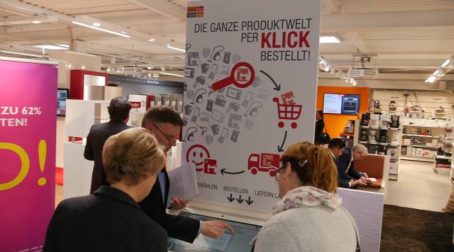 Voll praxistauglich: Der digitale Kiosk.