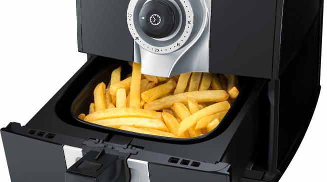 Steba Fritteuse HF 900 mit Heißluft-Technologie.