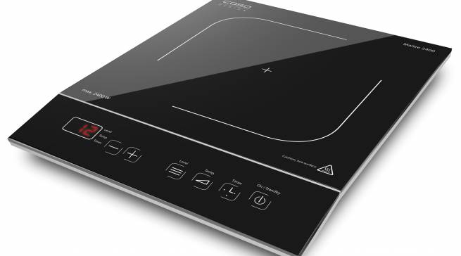 Caso Induktionskochfeld Maître 2400 mit Sensor-Touch Steuerung.