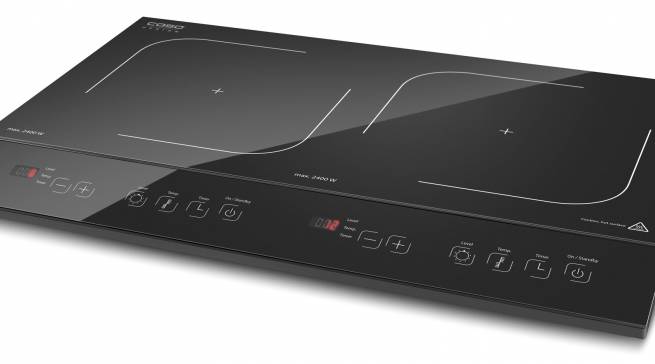 Caso Induktionskochfeld Maître 3500 mit PowerSharing Technologie für zwei Kochfelder.