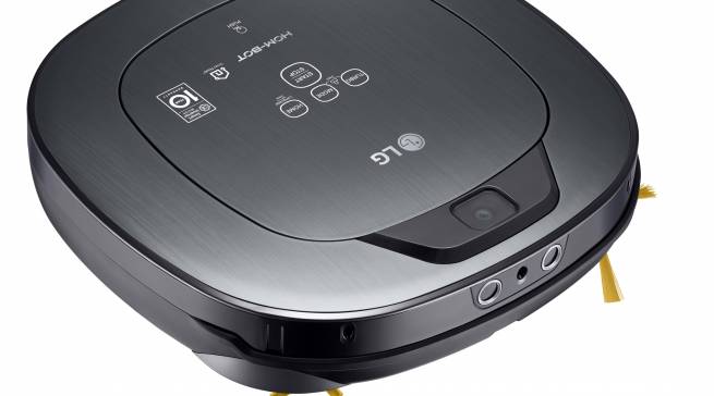 LG Staubsaugerroboter HomBot VRH MSPCM mit Raumerkennung Dual Eye 2.0.