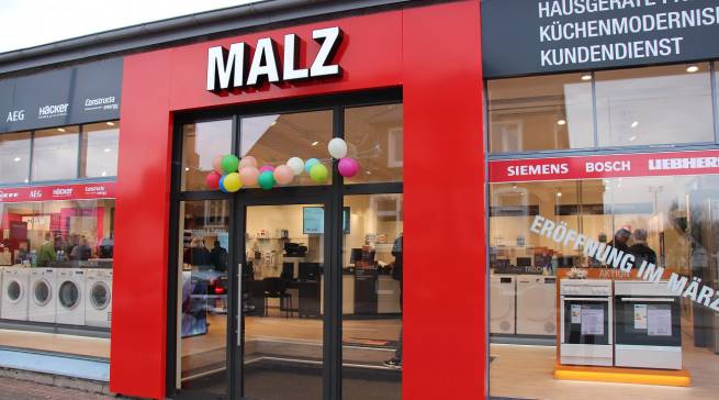 Frisch und großzügig zeigt sich der neue Malz den Bürgern in Lemgo.