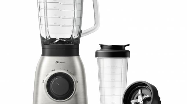 Der Philips Standmixer Viva Metal HR3556/00