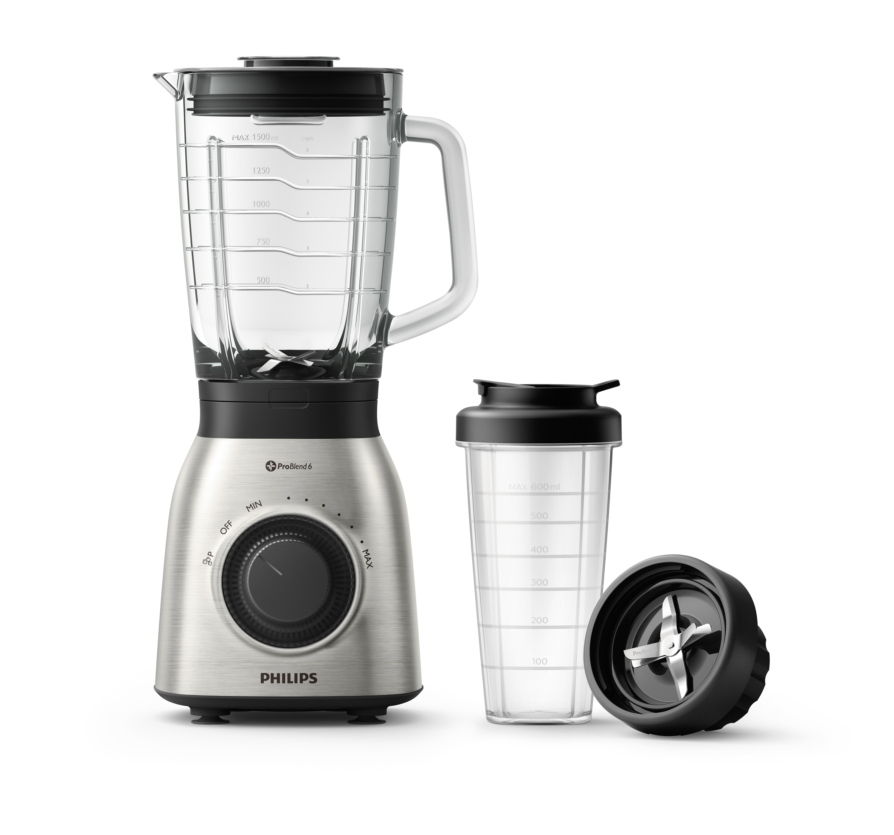 Philips Standmixer Viva Metal HR3556/00