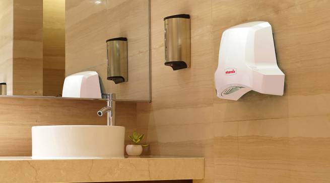 AirStar-Händetrockner: Hygienisch, schnell und energiesparend.
