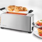 Unold Toaster Edelstahl 2er ist ein Langschlitz-Toaster für zwei Scheiben.