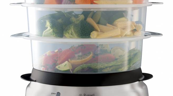 Russell Hobbs Dampfgarer MaxiCook mit Turbo-Dampfring.