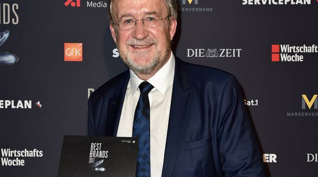 Best Brands Award 2017: Udo van Bergen freut sich über die Auszeichnung von Tefal in der Kategorie "Beste Wachstumsmarke".
