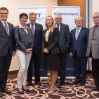 Der neue BVT-Vorstand (v.l.n.r.): Frank Schipper, Claudia Runte, Rainer T. Schorcht, Carina Brederlow, Willi Klöcker, Walter Kolbeck und Steffen Wolf.