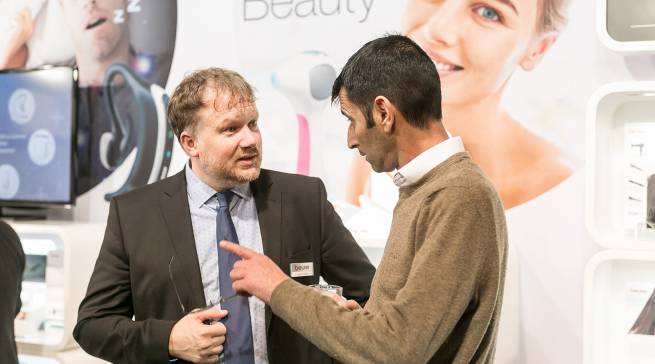 Für ihn war es eine faszinierende HEPT-Premiere: Beurer Vertriebsleiter Markus Bisping.