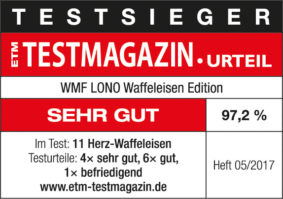 Testsiegel WMF Lono Waffeleisen