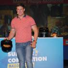 Warb für die richtige Ernährung: Olympiasieger Matthias Steiner. Warb für die richtige Ernährung: Olympiasieger Matthias Steiner.