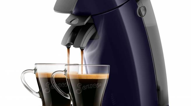 Die Philips Kaffeemaschine Senseo Original HD6554//40 in Dunkelblau