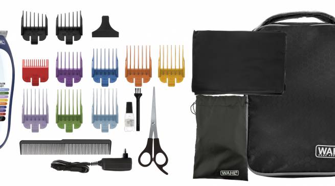 Wahl Haarschneider Color Pro Lithium mit 90 Minuten Betriebszeit.
