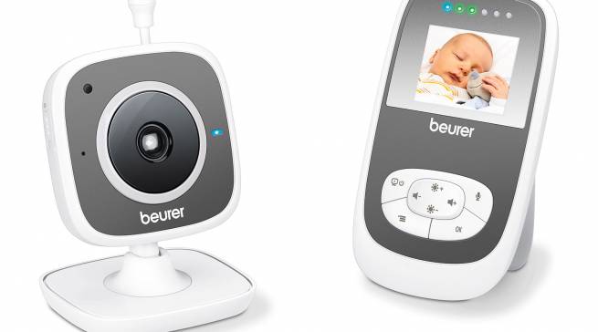 Verspricht ruhige Stunden in der Nacht: Video-Babyphone BY 77 von Beurer.