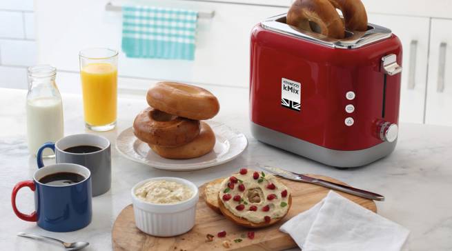 Kenwood Toaster kMix mit Bräunungsgradregler.