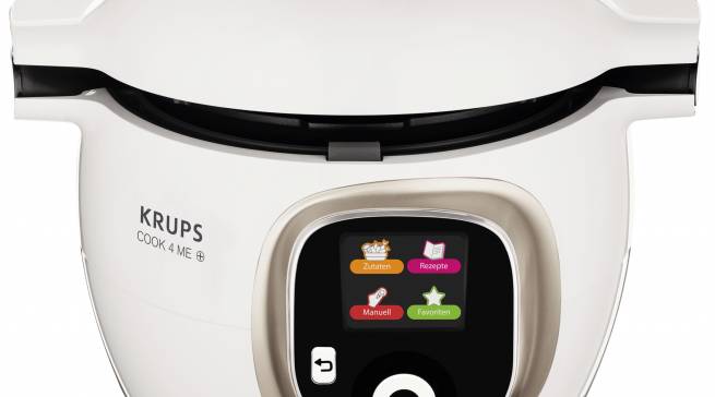 Krups Multikocher Cook4Me+ CZ7101 mit 150 vorinstallierten Rezepten.