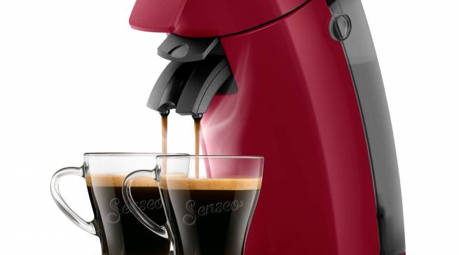 Kaffeemaschine Senseo Original HD6554/90 in Rot