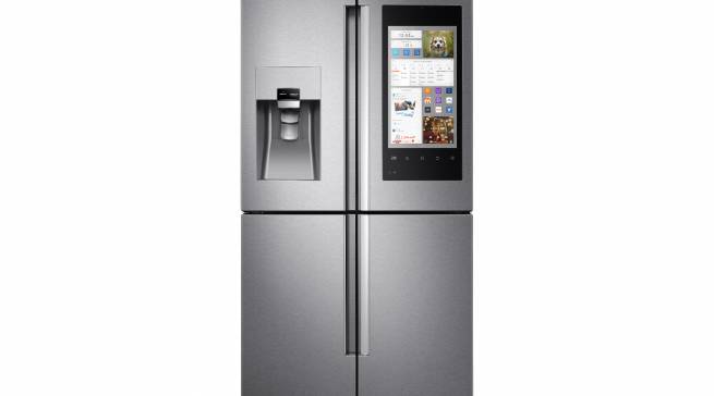 Die Samsung Kühl-/Gefrierkombination Family Hub 2.0