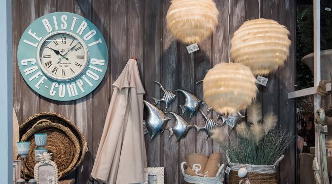 Ein Tendence-Trend: Maritimes in Kombination mit Naturmaterialien.