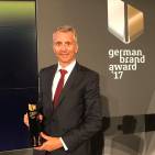 Beurer Geschäftsführer Marco Bühler nahm in Berlin die Auszeichnung entgegen.