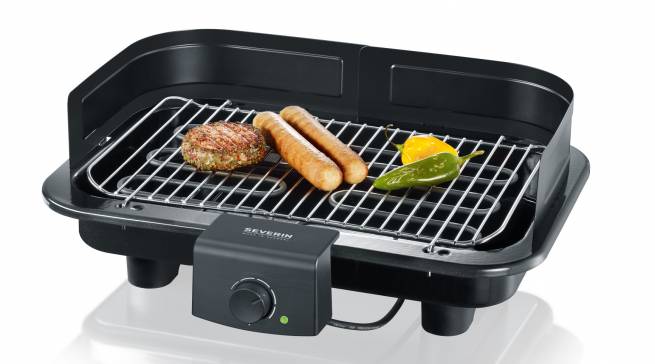 Severin Grill PG 8528 mit Stahlgehäuse.