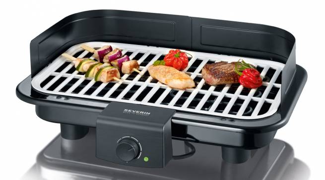 Severin Grill PG 8530 mit Sicherheits-Mikroschalter.