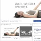 Screenshot Facebook-Auftritt „intelligent modernisieren“.