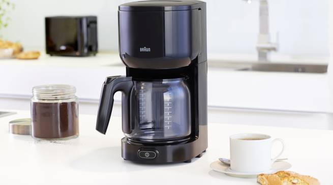 Braun Kaffeemaschine PurEase mit OptiBrewSystem.